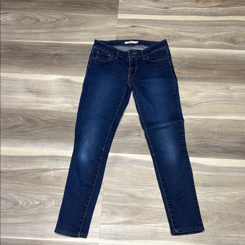 Levi's Women's Skinny Jeans - Dark Blue Wash
